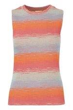 Load image into Gallery viewer, ICHI Ribbed Sleeveless Tank Top - Fading Stripe
