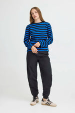 Load image into Gallery viewer, Pulz Boxy Stripe Long Sleeve T-shirt
