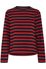 Load image into Gallery viewer, Pulz Boxy Stripe Long Sleeve T-shirt
