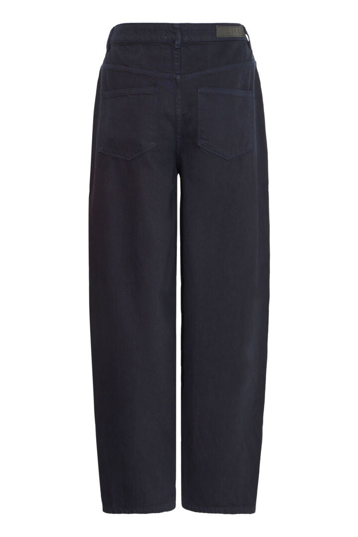 Ichi Barrel Leg High Waisted Jean