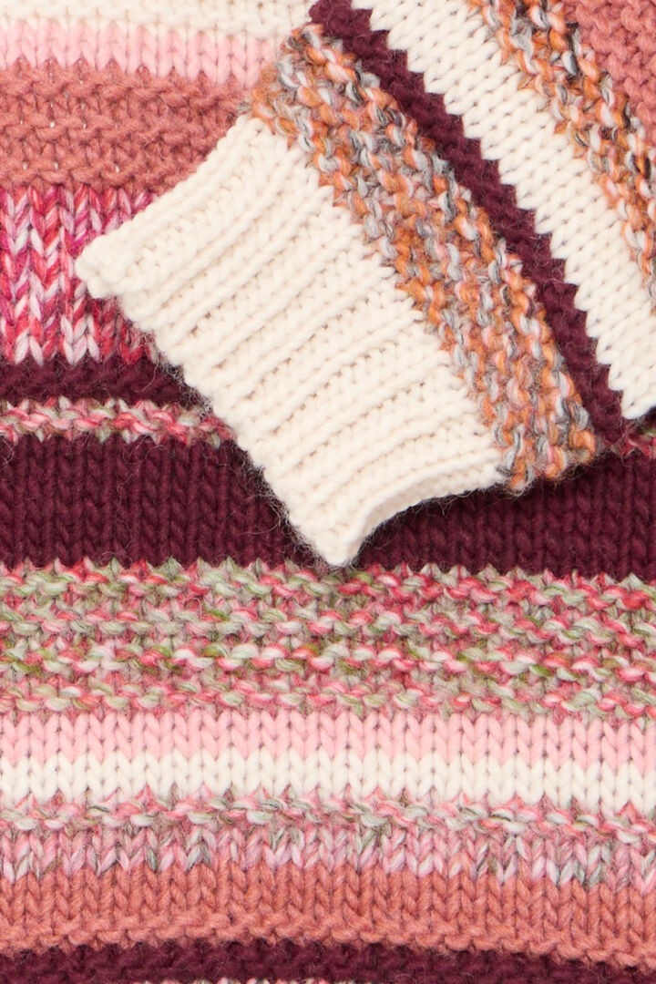 Pulz Multicoloured Stripe Jumper