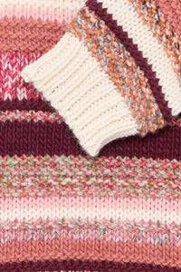 Pulz Multicoloured Stripe Jumper