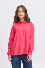 Load image into Gallery viewer, Ichi Linen Blend Shirt
