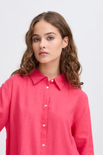 Load image into Gallery viewer, Ichi Linen Blend Shirt
