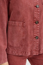 Load image into Gallery viewer, Pulz Washed Denim Shacket
