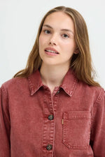 Load image into Gallery viewer, Pulz Washed Denim Shacket

