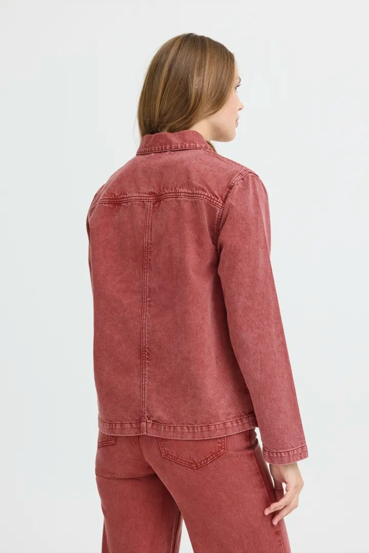 Pulz Washed Denim Shacket