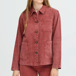 Load image into Gallery viewer, Pulz Washed Denim Shacket
