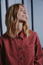 Load image into Gallery viewer, Pulz Washed Denim Shacket
