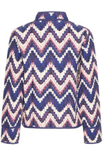 Load image into Gallery viewer, Ichi Zigzag Quilted Jacket

