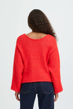 Load image into Gallery viewer, Ichi Tie Front Knit Cardigan
