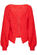 Load image into Gallery viewer, Ichi Tie Front Knit Cardigan

