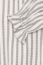 Load image into Gallery viewer, Ichi Striped High Neck Ruffle Blouse
