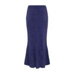 Load image into Gallery viewer, Ichi Flared Knit Midi Skirt
