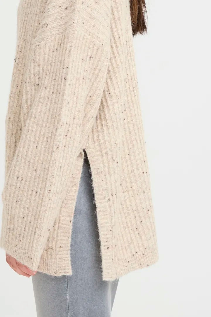 Ichi Speckled Fleck Knit Jumper