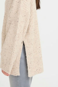 Ichi Speckled Fleck Knit Jumper