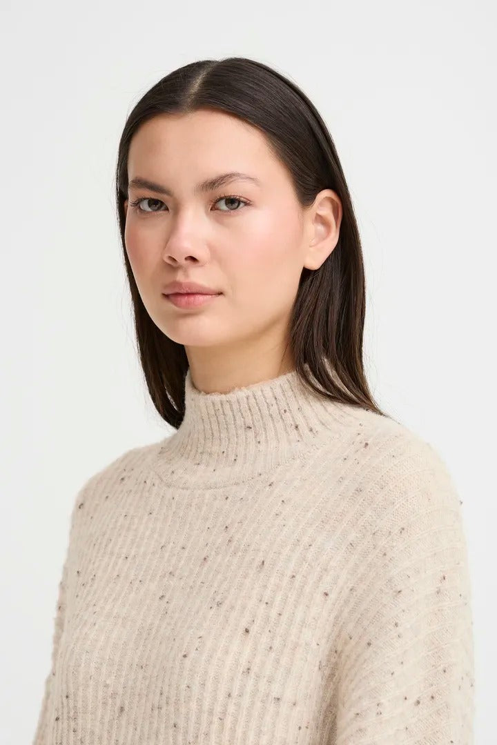 Ichi Speckled Fleck Knit Jumper