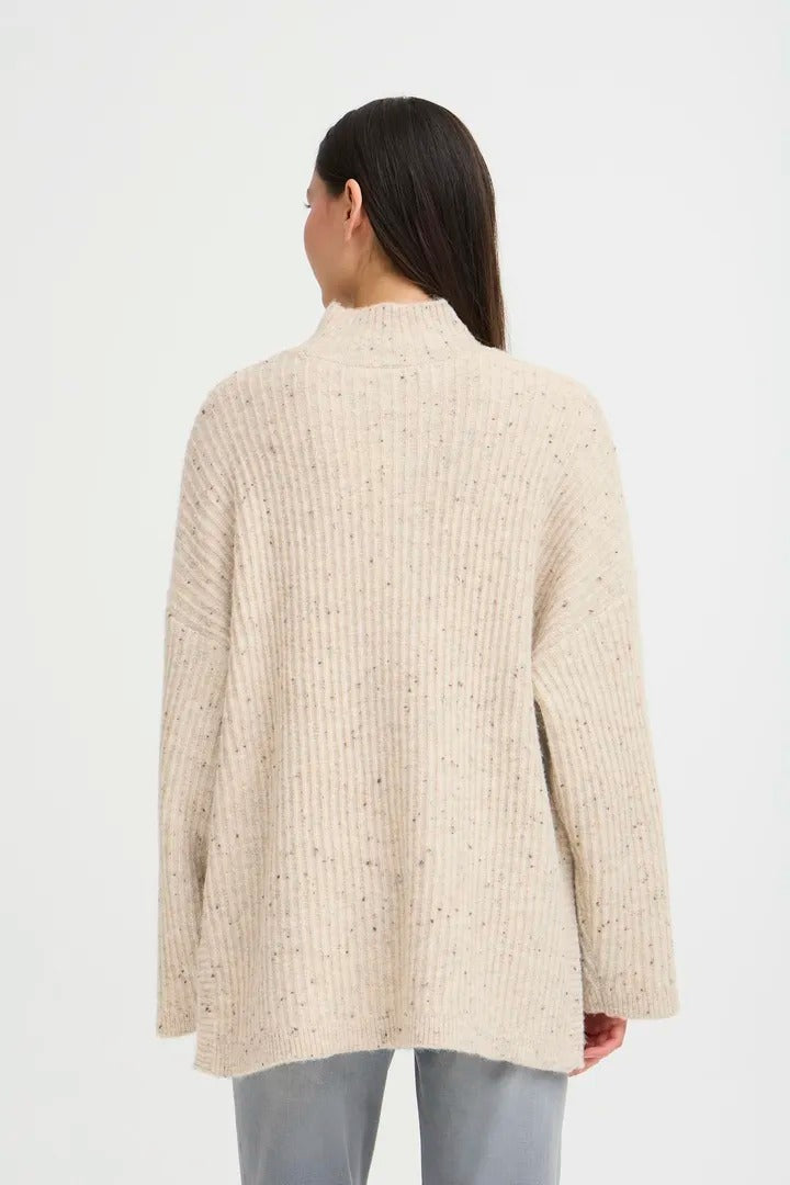 Ichi Speckled Fleck Knit Jumper