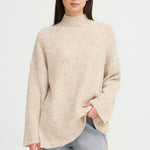 Load image into Gallery viewer, Ichi Speckled Fleck Knit Jumper
