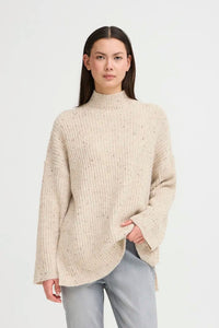 Ichi Speckled Fleck Knit Jumper