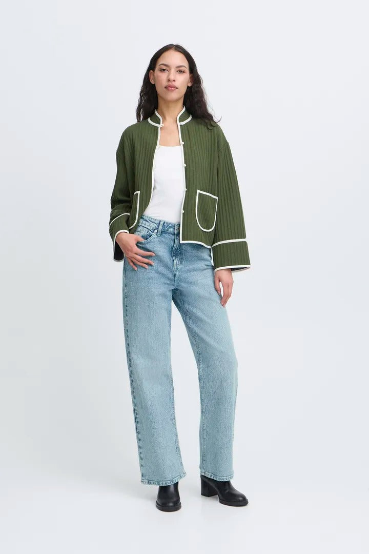 Ichi Unni Wide Leg Jeans 32 Inch
