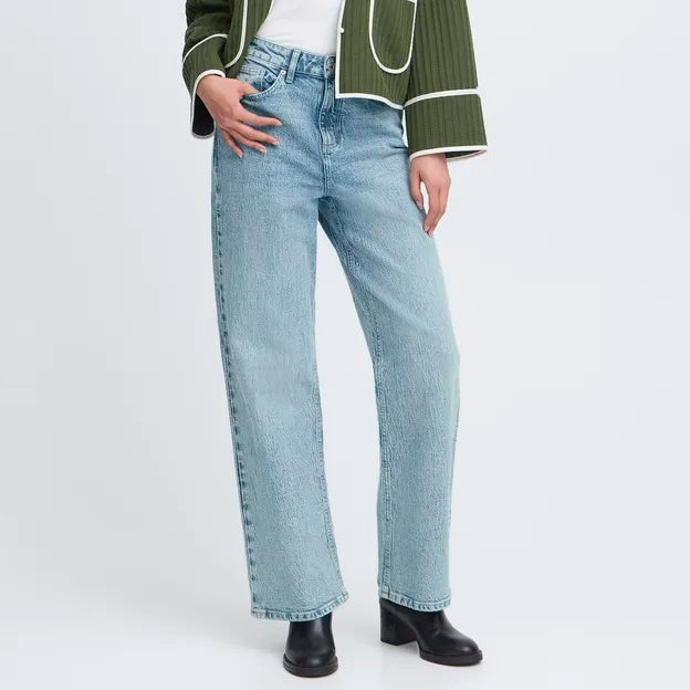 Ichi Unni Wide Leg Jeans 32 Inch