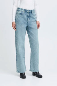 Ichi Unni Wide Leg Jeans 32 Inch