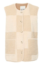 Load image into Gallery viewer, Ichi Check Fleece Gilet
