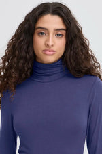 Load image into Gallery viewer, Ichi Seamless Turtleneck Top
