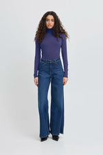 Load image into Gallery viewer, Ichi Seamless Turtleneck Top
