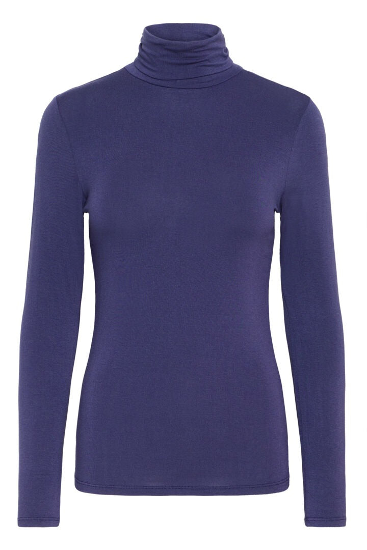 Ichi Seamless Turtleneck Top