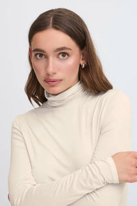 Ichi Seamless Turtleneck Top