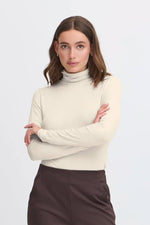 Load image into Gallery viewer, Ichi Seamless Turtleneck Top
