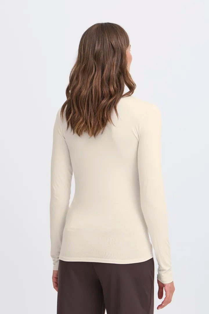 Ichi Seamless Turtleneck Top