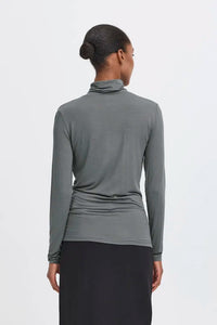 Ichi Seamless Turtleneck Top