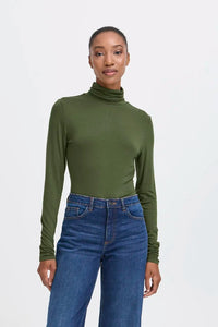 Ichi Seamless Turtleneck Top