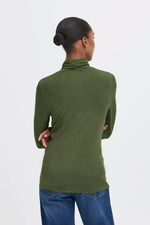Load image into Gallery viewer, Ichi Seamless Turtleneck Top
