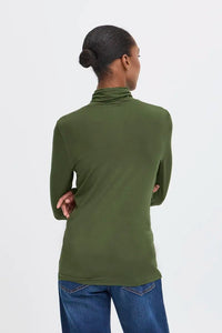 Ichi Seamless Turtleneck Top