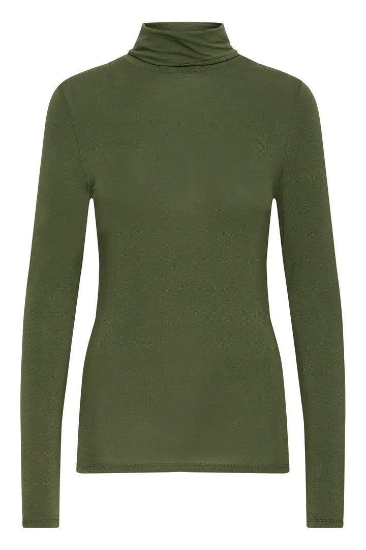 Ichi Seamless Turtleneck Top