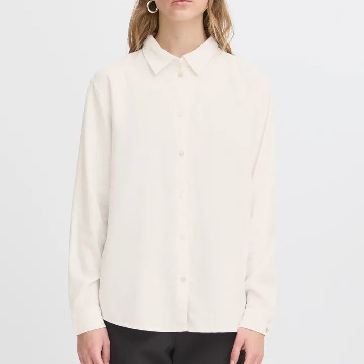 Ichi Linen Blend Shirt