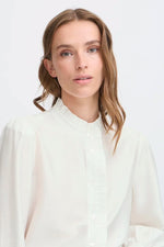 Load image into Gallery viewer, Ichi Ruffled Collar Shirt
