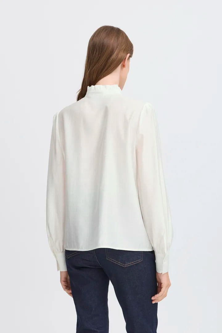 Ichi Ruffled Collar Shirt