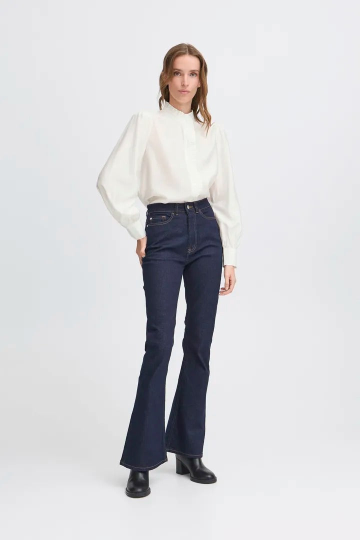 Ichi Ruffled Collar Shirt