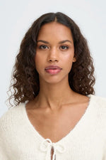 Load image into Gallery viewer, Ichi Tie Front Knit Cardigan
