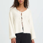 Load image into Gallery viewer, Ichi Tie Front Knit Cardigan
