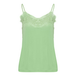 Load image into Gallery viewer, ICHI Lace Trim Cami - Sprucestone
