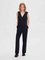 Load image into Gallery viewer, Alana Tailored Wide Leg Trousers - Dark Sapphire
