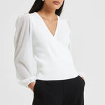 Load image into Gallery viewer, French Connection Mix V-Neck Jumper - Winter White
