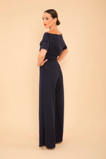 Load image into Gallery viewer, Lima Crepe Jumpsuit - Navy
