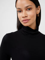 Load image into Gallery viewer, Beth Jersey Split Cuff Top - Black
